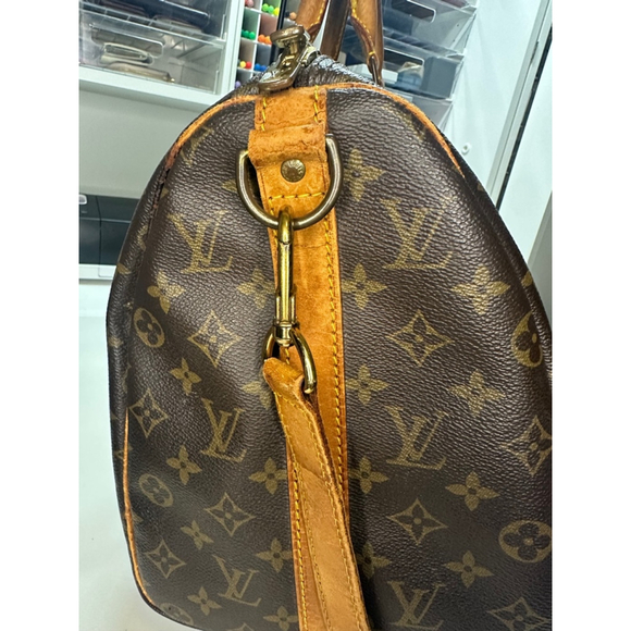 Louis Vuitton Monogram Canvas Keepall 55 Brown Travel Bag - Picture 11 of 16